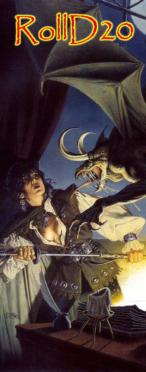 One of the many hazards of reading! RollD20: Role Playing Adventures Online