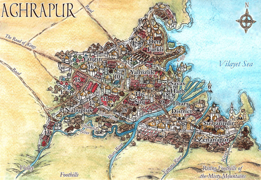 The city of Aghrapur